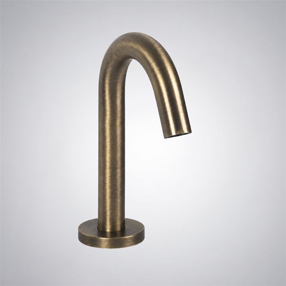 Fontana Chatue Commercial Automatic Sensor Faucet Antique Brass Finish