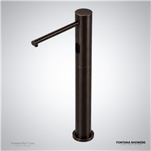 Oil-rubbed bronze sensor faucet