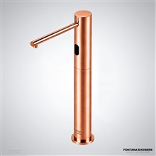 Rose gold sensor faucet