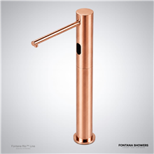 Rose gold sensor faucet
