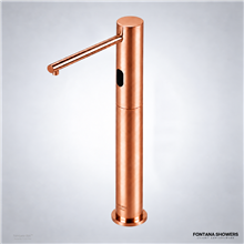 Rose gold sensor faucet