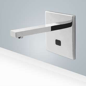 Fontana Commercial Touchless Bathroom Faucet Fontana brand BIM File Chrome Wall Mounted XT5 Automatic Sensor Faucet