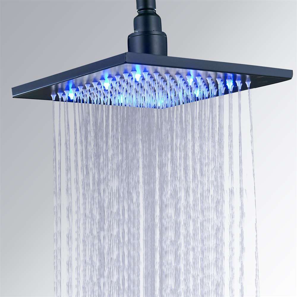 Single Color Fontana Matte Black Shower Head