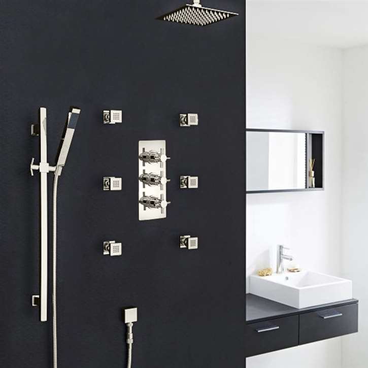 Luxury ceiling shower system related to the Fontana Reno installation guide