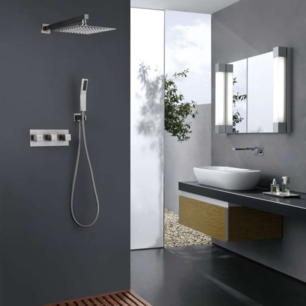 Fontana Sita Platinum LED Shower Head Set