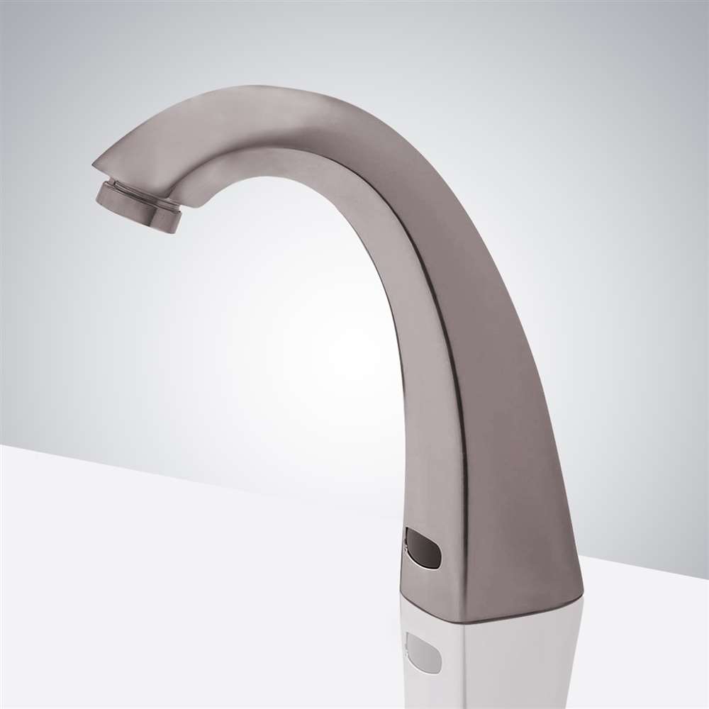 Fontana Saline Commercial Brushed Nickel Automatic Touchless Sensor Faucet