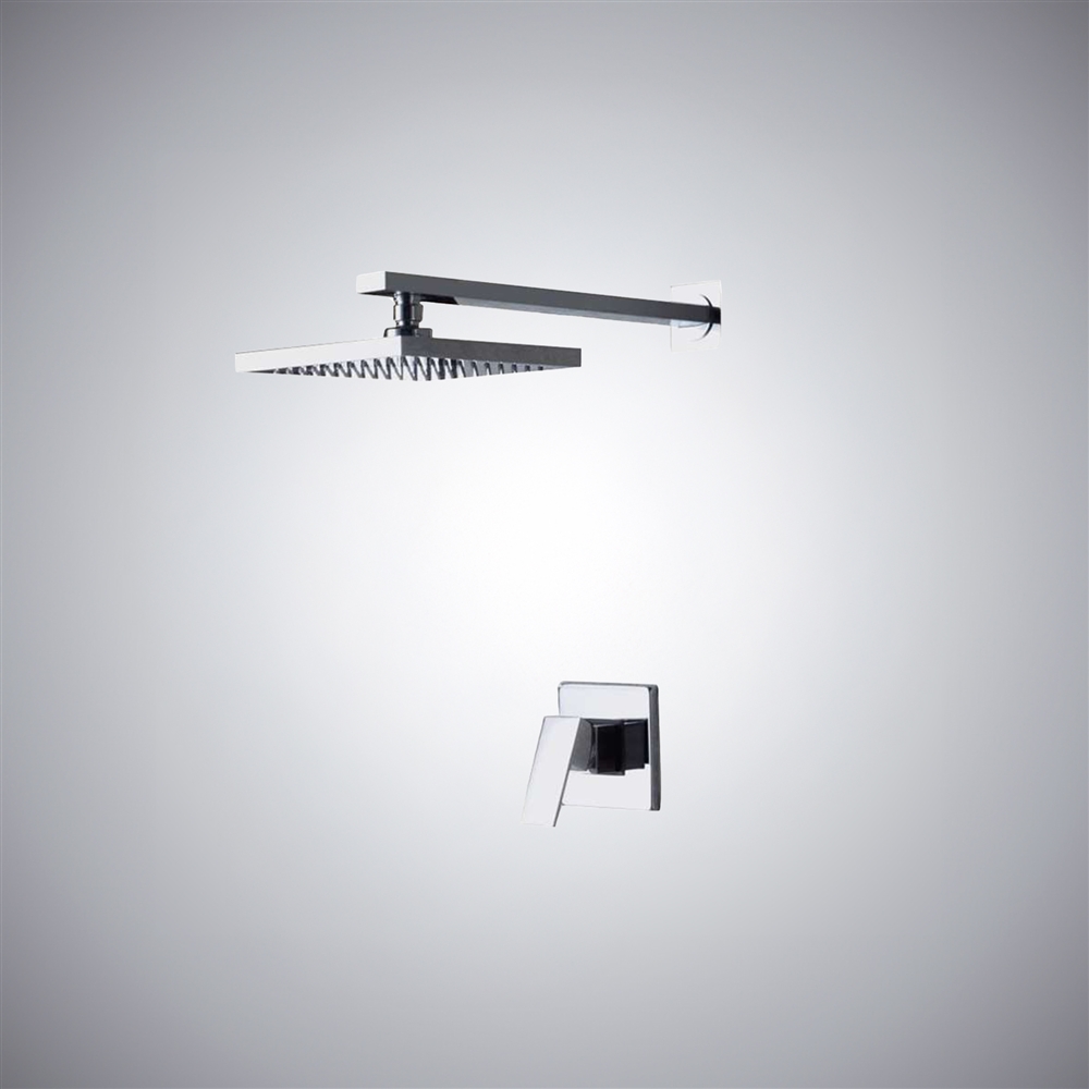 Fontana Wall Mounted LED Rainfall Showerhead