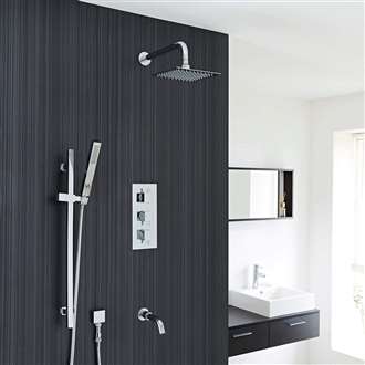 Fontana BIM File Liverpool Wall Mount Thermostatic Rainfall Shower Set System