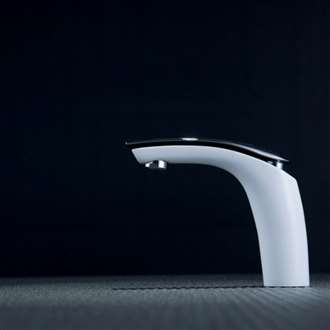 Leonardo SÃ¡rga Contemporary Bath Sink Lowes Faucet With Black Handle