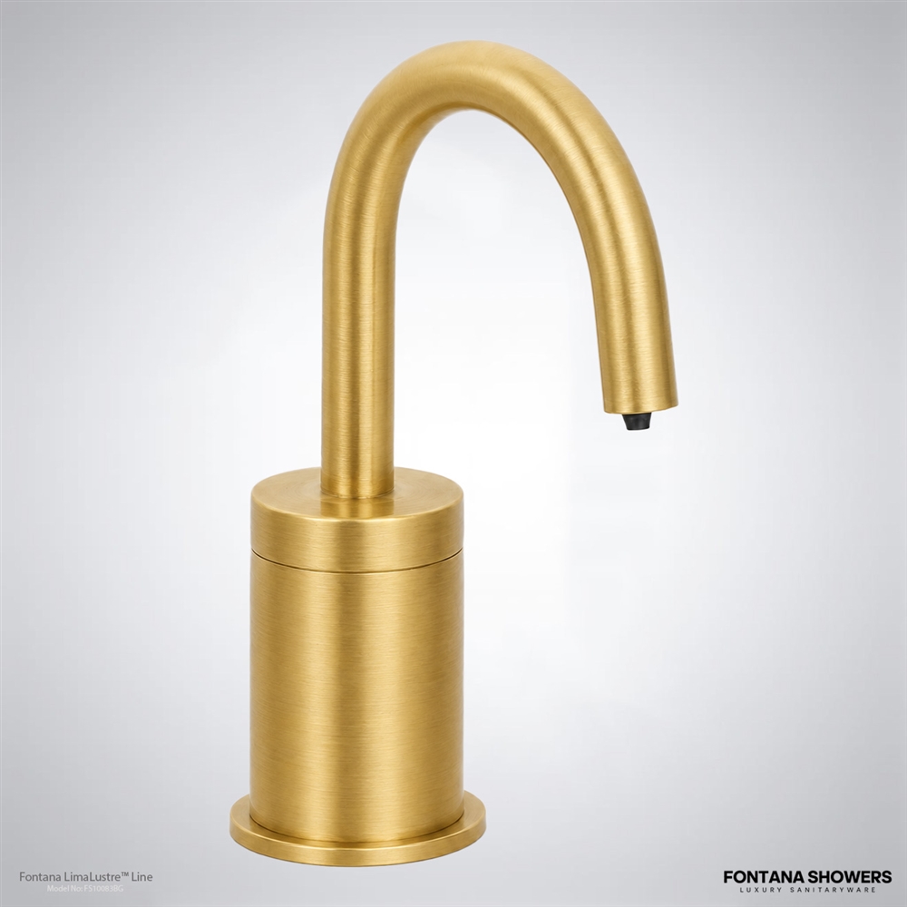 Fontana LimaLustre brushed gold soap dispenser