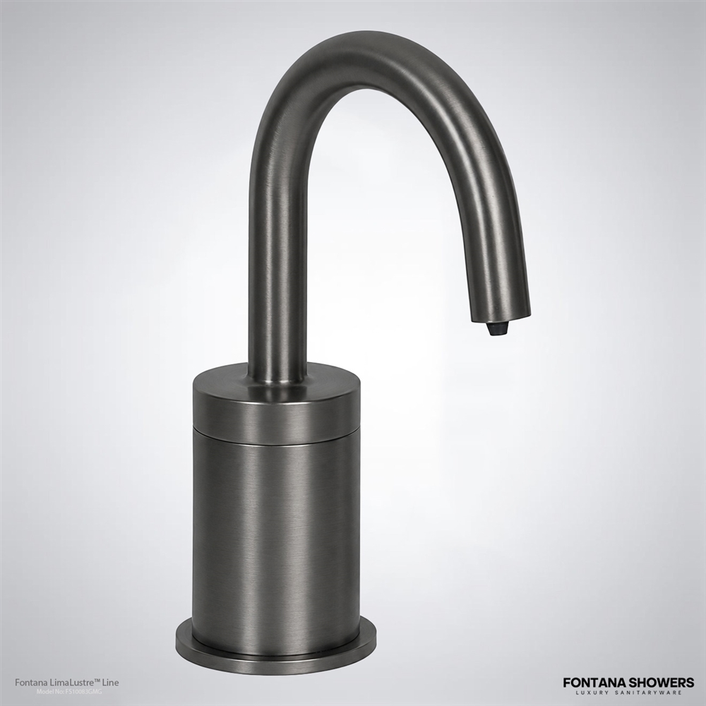 Fontana LimaLustre gun metal gray soap dispenser