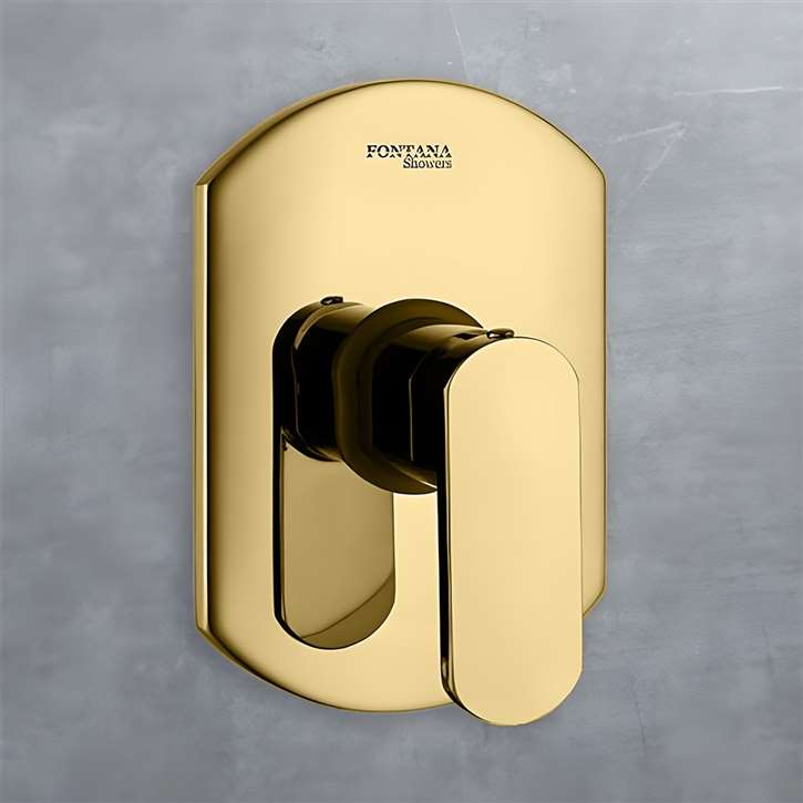 Fontana Lima Brushed Gold In-Wall Mixer Control Valve