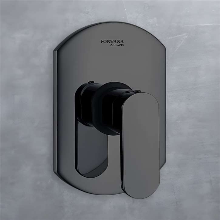 Fontana Lima Matte Black In-Wall Mixer Control Valve