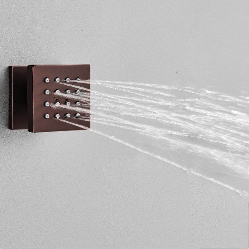 Wall-mounted shower set and concealed valve mixer installation planning