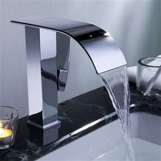 Nora Cascading Chrome Deck Mount Grohe Sink Faucet 