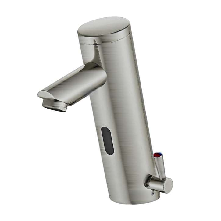 Fontana Commercial Temperature Control Brushed Nickel Platinum Thermostatic Automatic Sensor Faucet