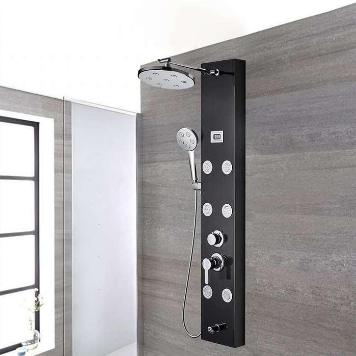 Fontana Thermostatic Shower Massage Panel System
