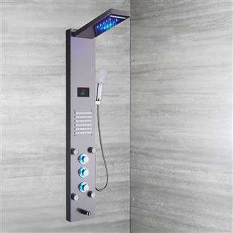 Fontana Thermostatic Shower Massage Panel System Fontana Thermostatic Shower Massage Panel System