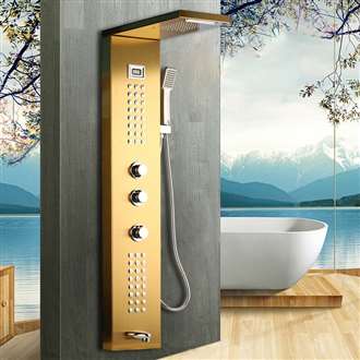 Fontana Thermostatic Shower Massage Panel System Fontana Thermostatic Shower Massage Panel System