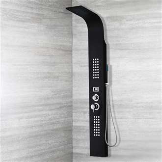 Fontana Luigi Hand Held Shower Panel Glass Shower Panel